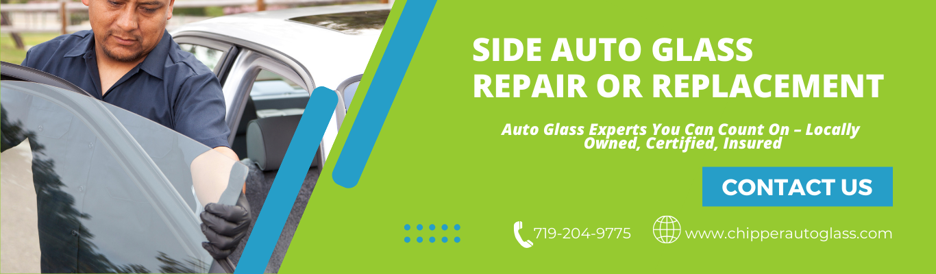Side auto glass repair for specialty vehicles and classic cars